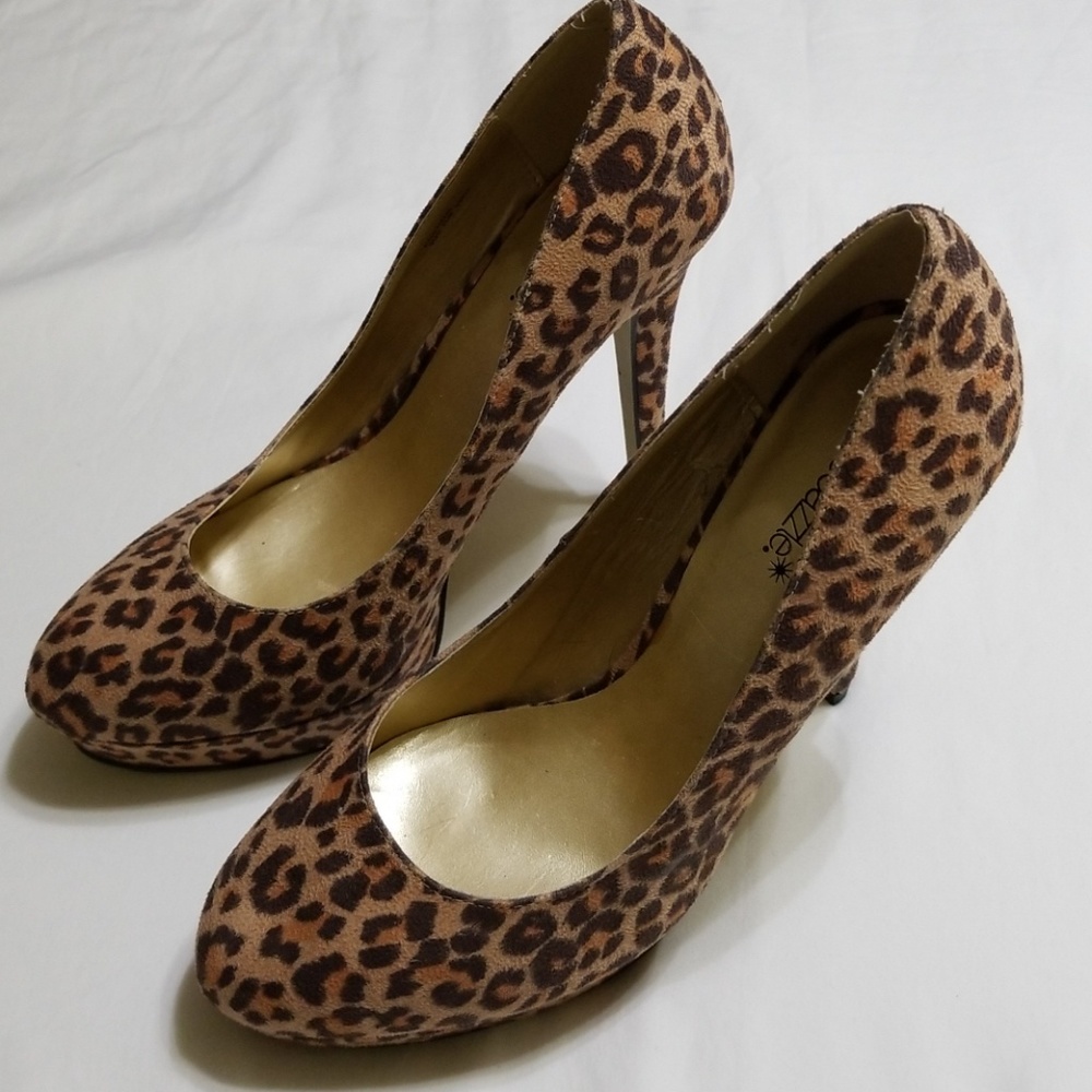 💋 SHOEDAZZEL Animal  Print Pumps Stiletto Heels